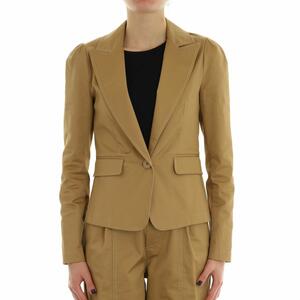 GIACCA IN COTONE COGNAC